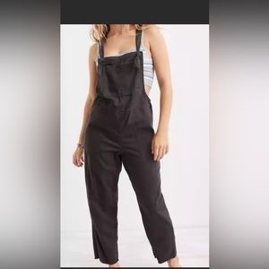 Aerie charcoal overalls